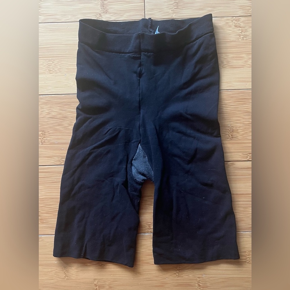 SPANX Black High-Waist Mid-Thigh Shapewear Shorts